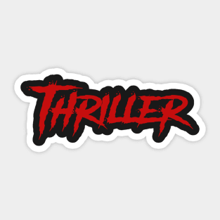 thriller Sticker